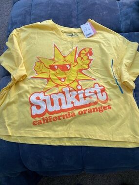 Yellow Graphic Short Sleeve Tee